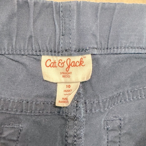 5/$15 Closet Sale! Navy Cat & Jack 10 Husky drawstring pants - Picture 3 of 3
